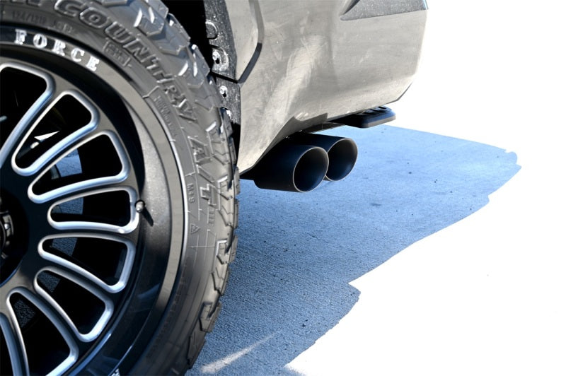 Gibson 67104B 2022 Toyota Tundra 3.5L-T V6 5.5ft bed 2.5in Cat-Back Dual Sport Exhaust - Black Elite