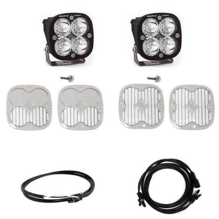 Baja Designs 447755UP 2021+ Ford Bronco A Piller Light Kit Squadron Sport Spot w/Upfitter