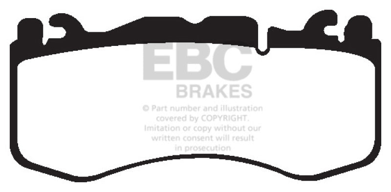 EBC DP42174R 12+ Aston Martin Vantage 4.7 Yellowstuff Front Brake Pads