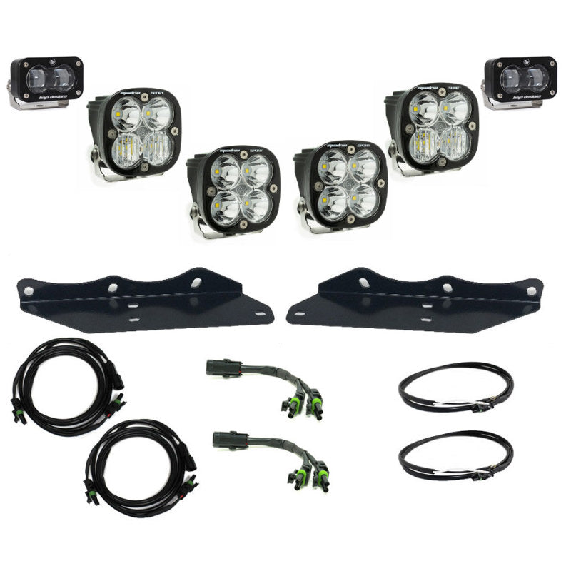Baja Designs 448172 17-20 Ford F-150 Raptor S2 SAE Sportsmen Fog Pocket Kit - Clear