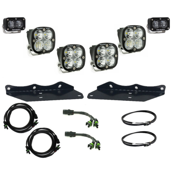 Baja Designs 448172 17-20 Ford F-150 Raptor S2 SAE Sportsmen Fog Pocket Kit - Clear