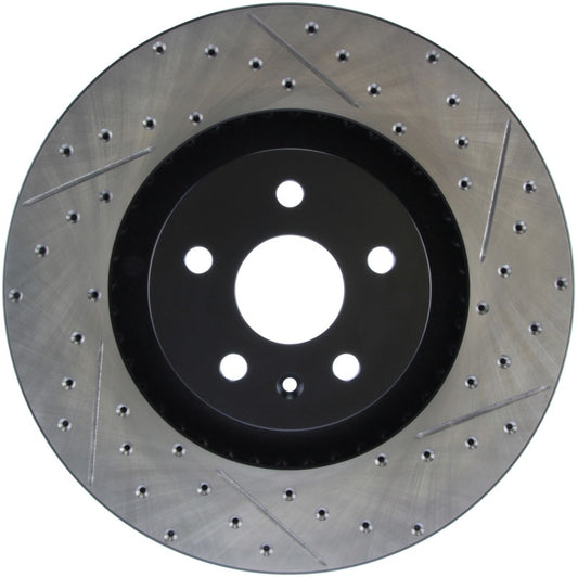 Stoptech 127.62128L StopTech Drilled & Slotted Left Sport Brake Rotor for 2009 Cadillac CTS-V