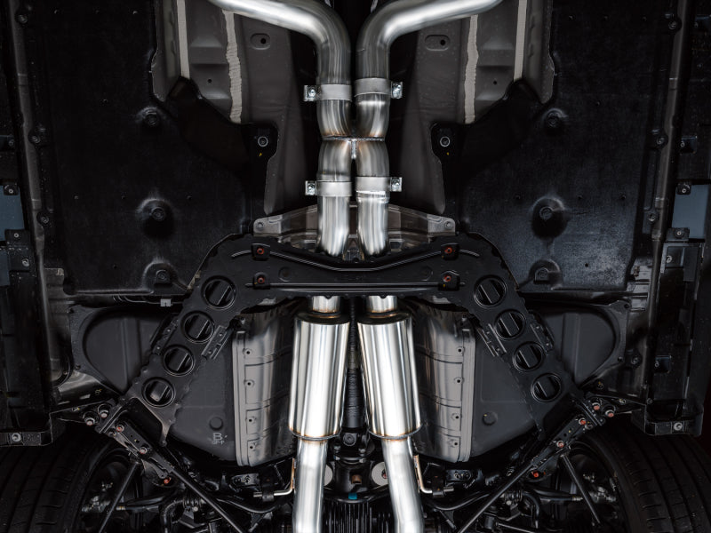 AWE Tuning 3020-33400 AWE 2023 Nissan Z RZ34 RWD Track Edition Catback Exhaust System w/ Diamond Black Tips