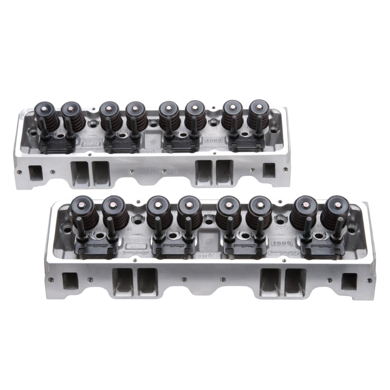 Edelbrock EDE5073 SBC E-Street Cylinder Heads - 70cc 2.02/1.60