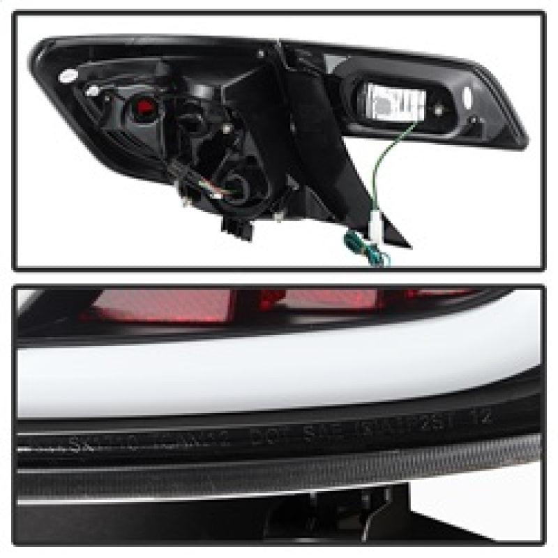 SPYDER 5079411 Spyder Toyota Camry 12-14 Light Bar LED Tail Lights Black ALT-YD-TC12-LBLED-BK