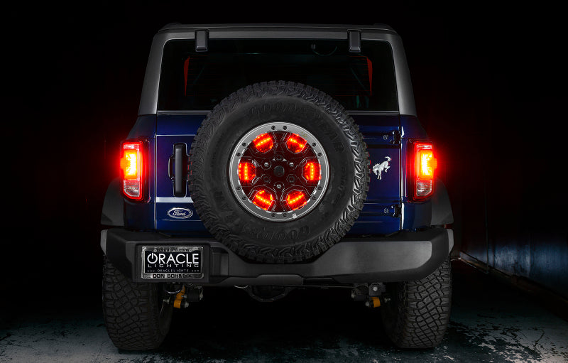 ORACLE Lighting 4211-003 Oracle LED Illuminated Wheel Ring 3rd Brake Light - Red