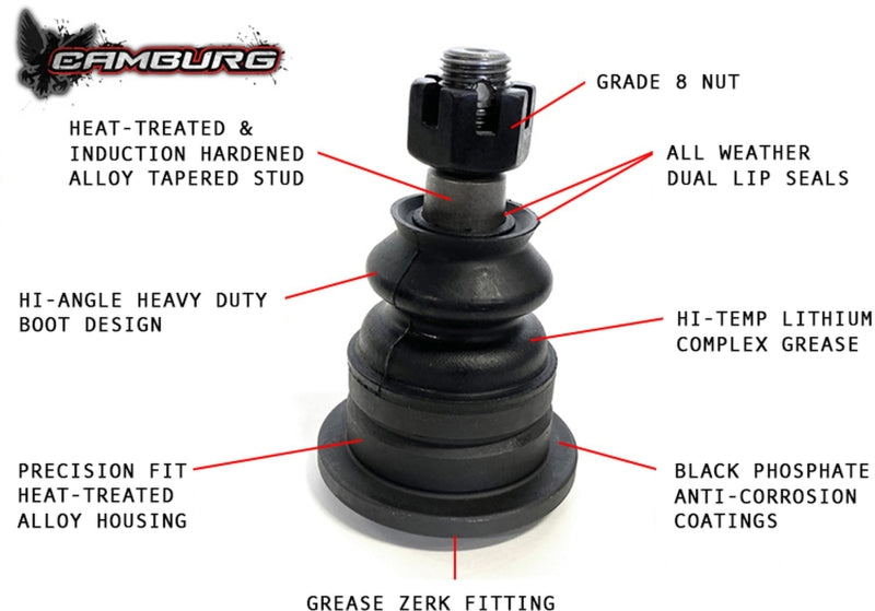Camburg CAM-310078 Toyota Tacoma Pre/4WD 05-23 Performance X-Joint Upper Arms