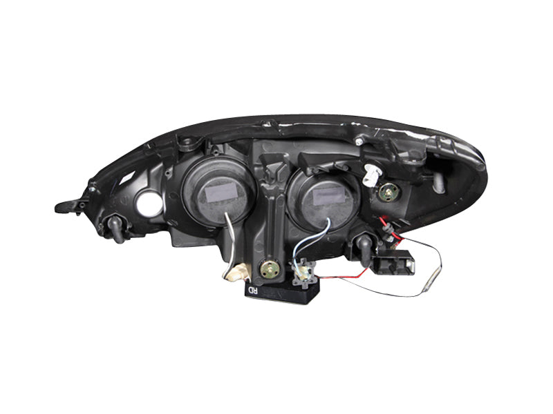 ANZO 121232 2002-2003 Lexus Es300 Projector Headlights w/ Halo Black