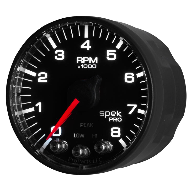 Autometer ATMP334328 Spek-Pro 2-1/16 Tach w/ Shift Light & Peak Mem.
