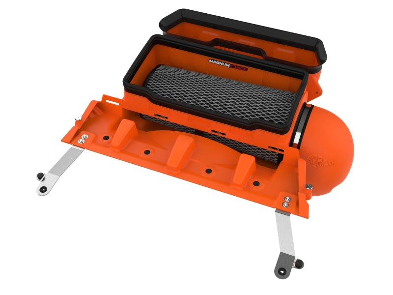 aFe 54-13072KN 21-23 RAM 1500 TRX V8-6.2L SC Magnum FORCE Stage2 Orange Edition Cold Air Intake System w/Pro 5R