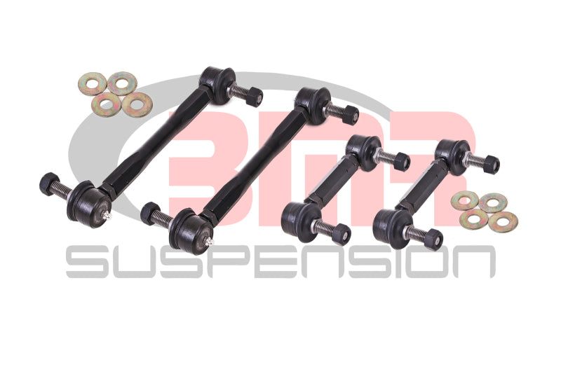 BMR Suspension ELK012 BMR 15-17 S550 Mustang Front and Rear Sway Bar End Link Kit - Black