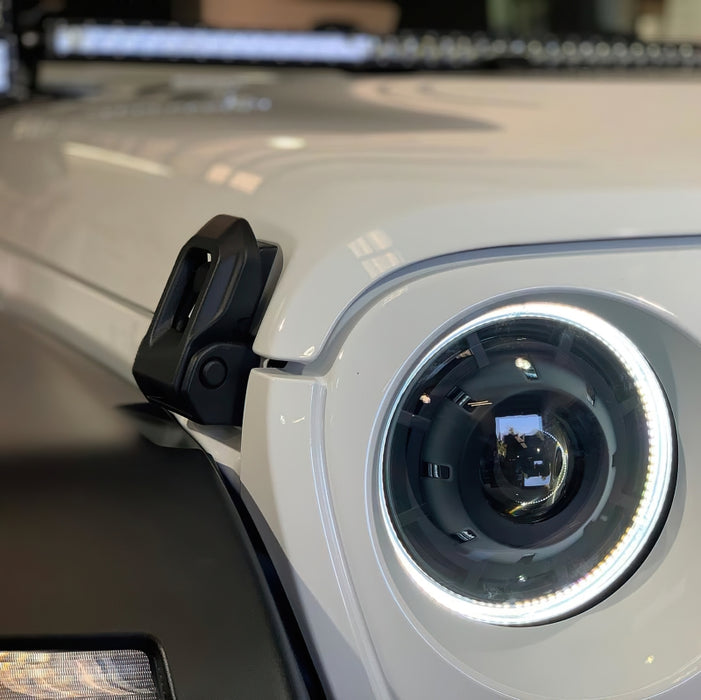 ORACLE Lighting 5839-504-PAU Oracle Jeep Wrangler JL Oculus Bi-LED Projector Headlights- Graphite Metallic - 5500K