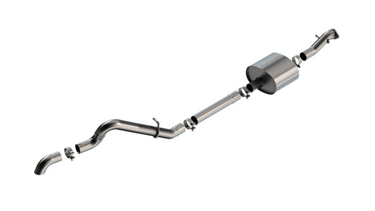 Borla 140902 21-22 Ford Bronco 2.7L 2DR/4DR T-304 Stainless Steel Cat-Back S-Type Exhaust - Brushed