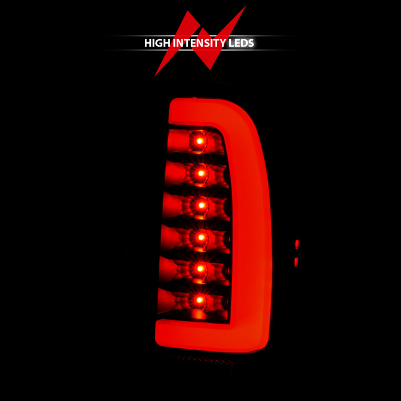 ANZO 311354 1995-2000 Toyota Tacoma LED Taillights Black Housing Smoke Lens (Pair)