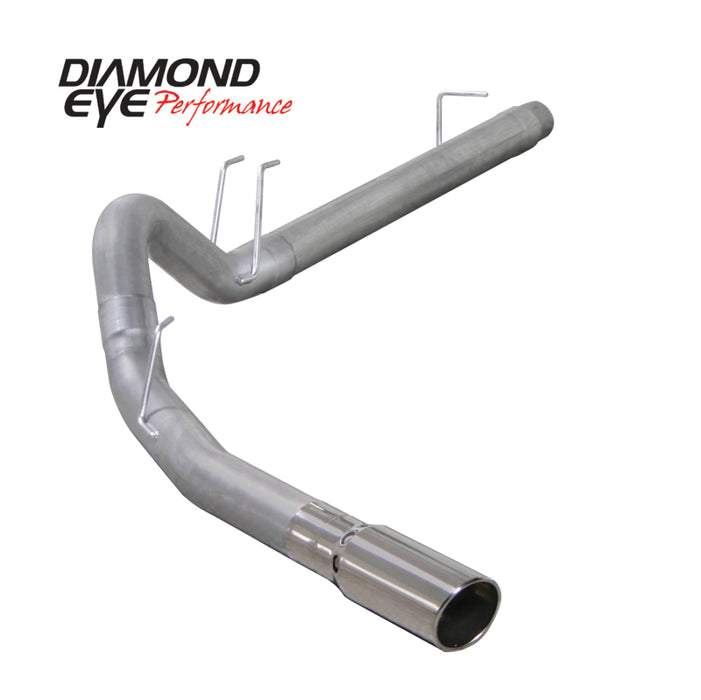 Diamond Eye Performance K4360A Diamond Eye KIT 4in DPF-BACK SGL AL 08-09 6 4L F250/F350 PCKGD BX46X14X14OD EL-PL 44inX13 5inX13 5in