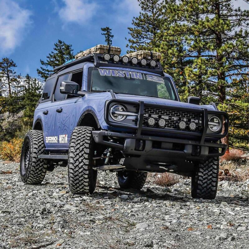 Westin 59-751255 21-23 Ford Bronco (Excl. Bronco Sport)XTS Front Bumper Brush Guard for OEM Bumper - Tex Black