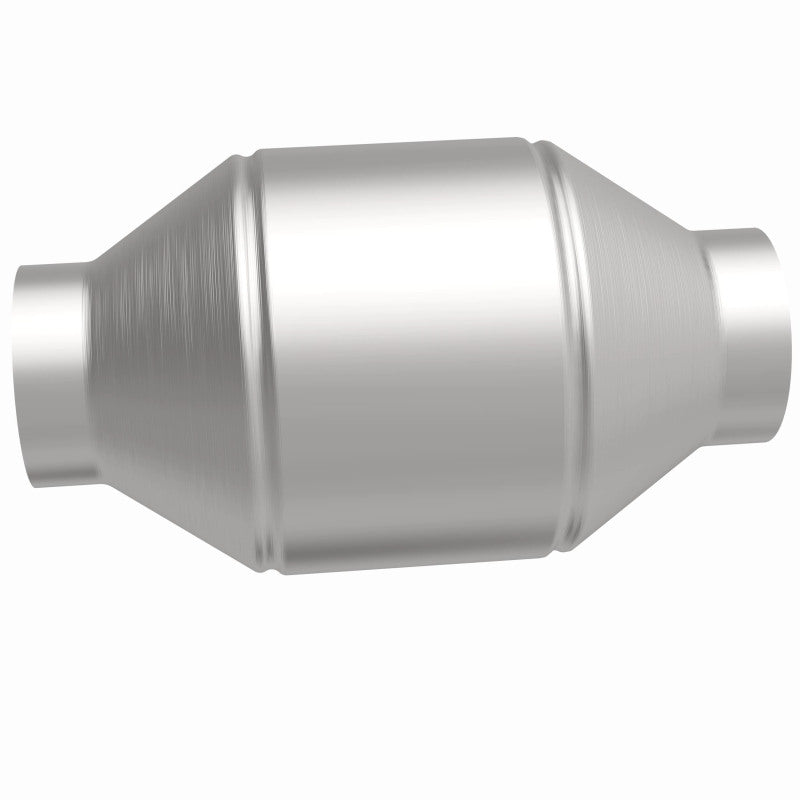 Magnaflow 51656 MagnaFlow Conv Univ 2.5in Inlet/Outlet Center/Center Round 3in Body L x 5in W x 8.75in Overall L
