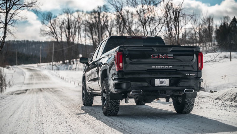 CORSA Performance 21034 Corsa 19-23 Chevy Silverado /GMC Sierra 6.2L Crew Cab Stnd Bed (157in) CatBack Dual Rear No Tip