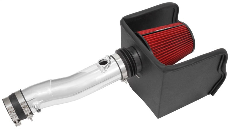 Spectre 9060 16-18 Toyota Tacoma V6-3.5L F/I Air Intake Kit - Polished w/Red Filter