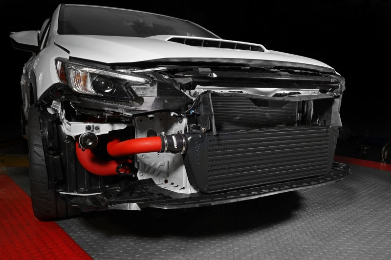 Perrin Performance PSP-ITR-441BK/RD PERRIN 22-25 Subaru WRX Front Mount Intercooler Kit (Red Tubes & Black Core)