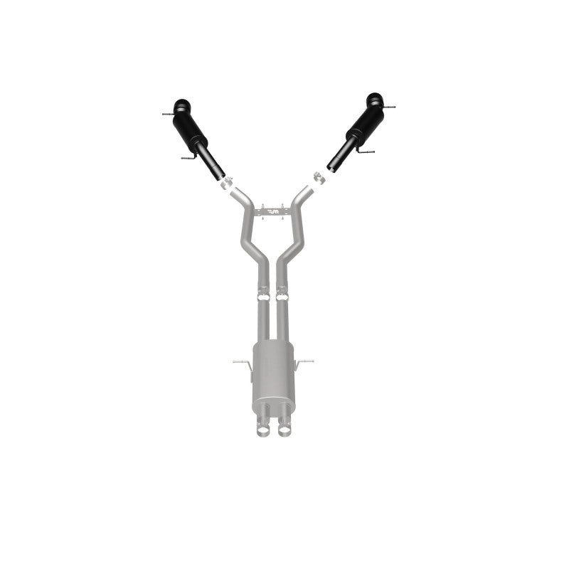 Magnaflow 19123 MagnaFlow Cat-Back 15-16 Land Rover Ranger Rover V6 SS 2.5in Dual Split Rear Exit 4.5in Black Tips