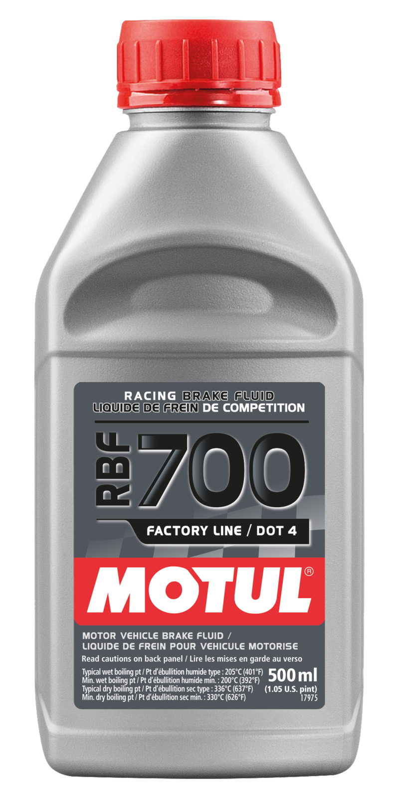 Motul 111257 1/2L Brake Fluid RBF 700 - Racing DOT 4