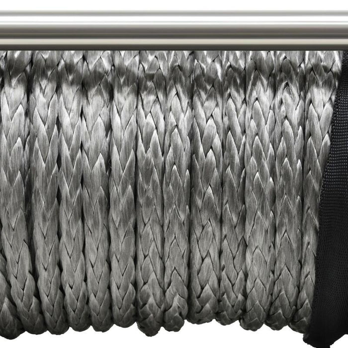 Superwinch 1511201 11500 LBS 12V DC 3/8in x 80ft Synthetic Rope Tiger Shark 11500 Winch
