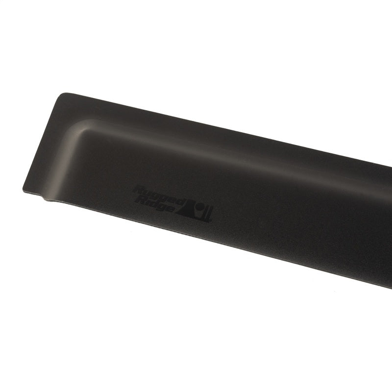Rugged Ridge 11349.17 Window Visors Matte Black 18-20 Jeep Wrangler JLU/JT