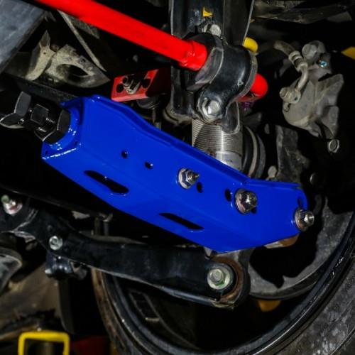 BLOX Racing BXSS-50010-BL Rear Lower Control Arms - Blue (2013+ Subaru BRZ/Toyota 86 / 2008-2023 Subaru WRX/STI)