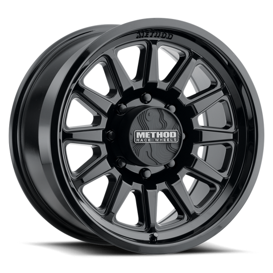 Method Wheels MR323290801312 Method MR323 20x9 +12mm Offset 8x6.5 BP 130.81mm Gloss Black Wheel