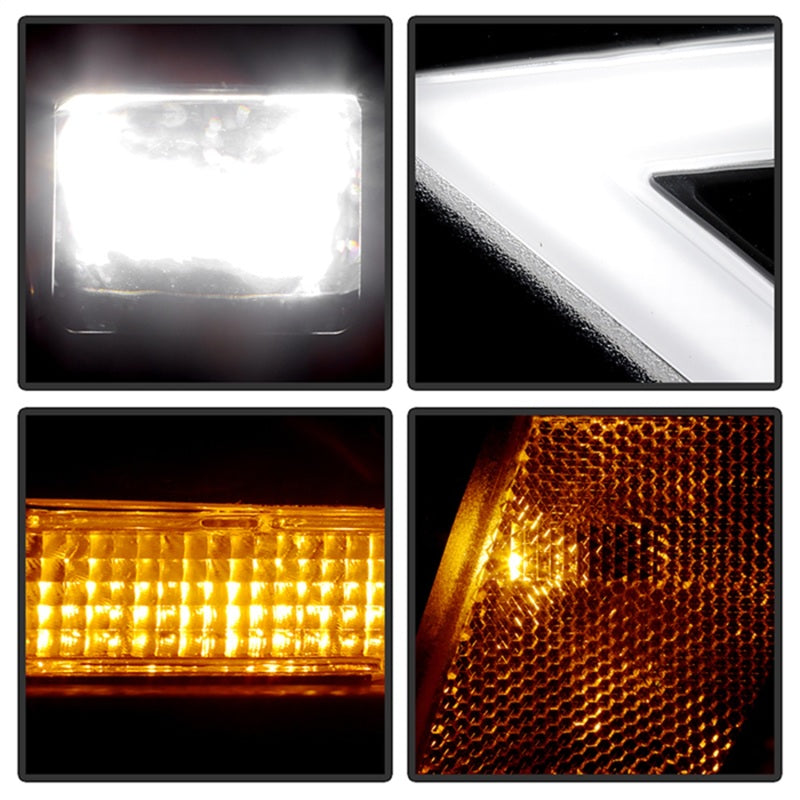 SPYDER 5088697 Spyder Apex 14-20 Toyota 4Runner High-Power LED Module Headlights - Black (PRO-YD-T4R14AP-SEQ-BK)