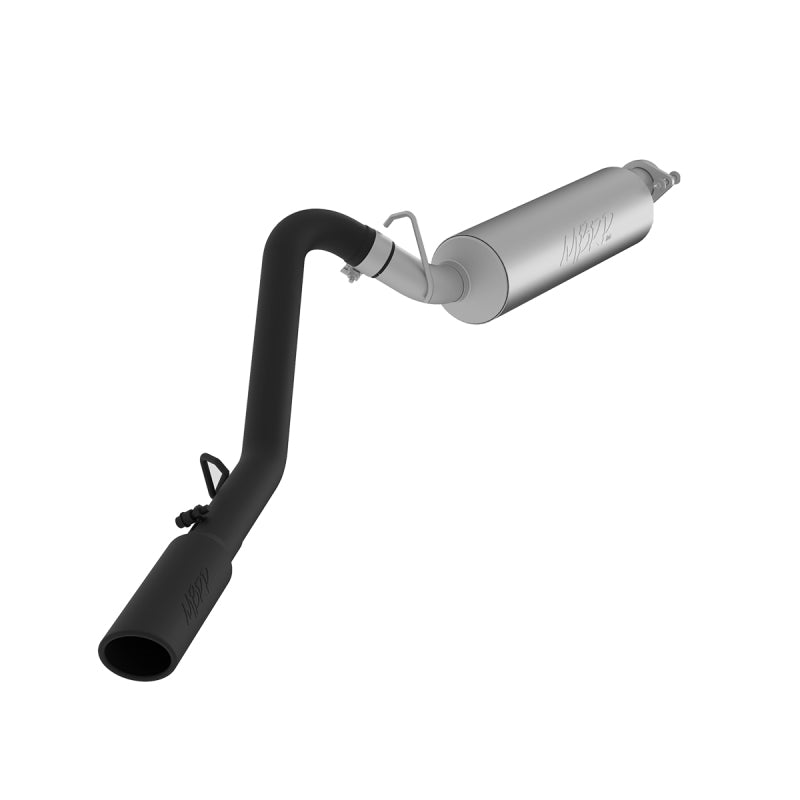 MBRP S5500BLK 2000-2006 Jeep Wrangler (JK) Inline-4 2.5L Inline-6 4.0L Cat Back Single Side
