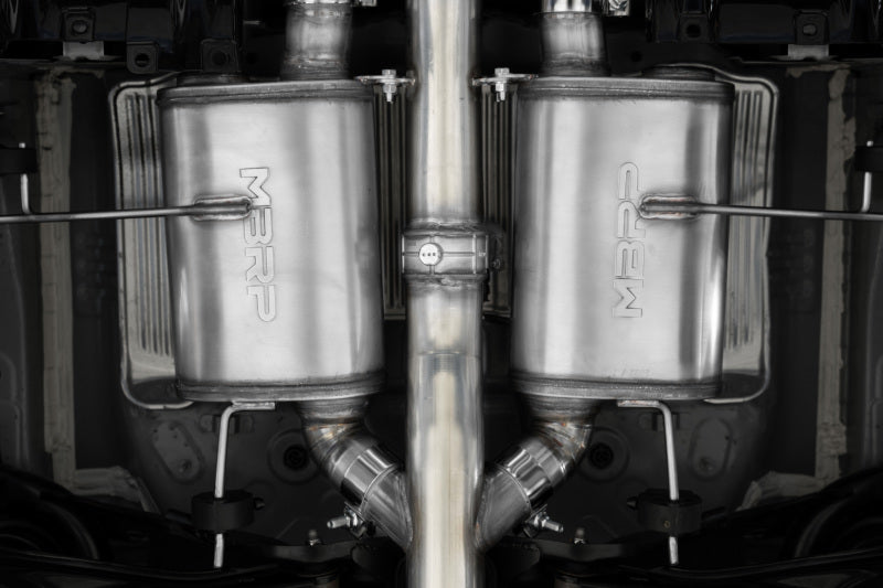 MBRP S49023BE 23-24 Honda Civic Type R 2.0L T304 SS 3in Cat-Back Exhaust Triple Center Outlet w/ Burnt Tips