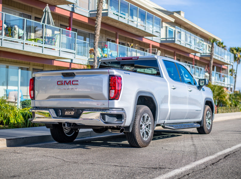 Borla 140794BC 2019 Silv/Sierra C/B Exh S-Type 1500 5.3L V8 EC STB(78.8) CC SB(69.3) 147.4 WB Blk Chrome Tip