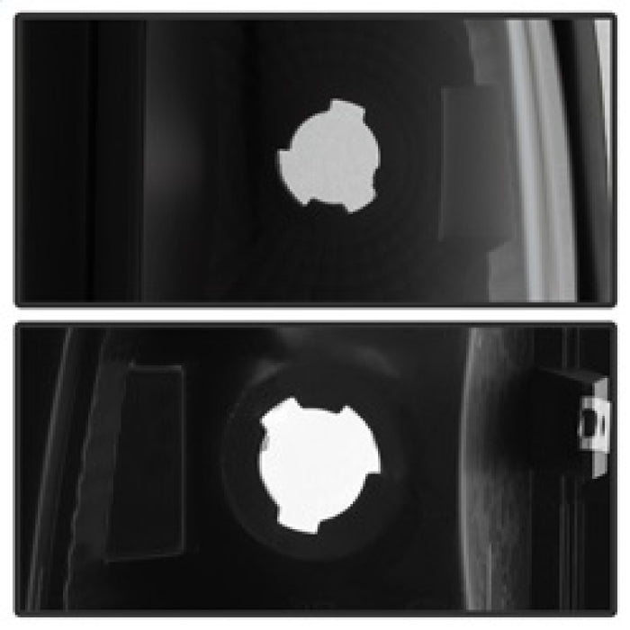 SPYDER 5012753 xTune Dodge RAM 1500/2500/3500 94-01 Euro Style Tail Lights Black ALT-ON-DRAM94-BK