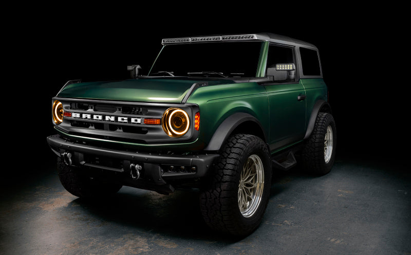 ORACLE Lighting 5886-023 Oracle 2021+ Ford Bronco Oculus Bi-LED Projector Headlights - Amber/White Switchback