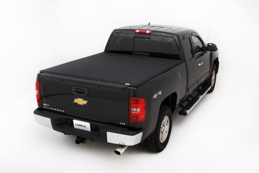 LUND 95893 Lund 07-13 Chevy Silverado 1500 (6.5ft. Bed) Genesis Elite Tri-Fold Tonneau Cover - Black