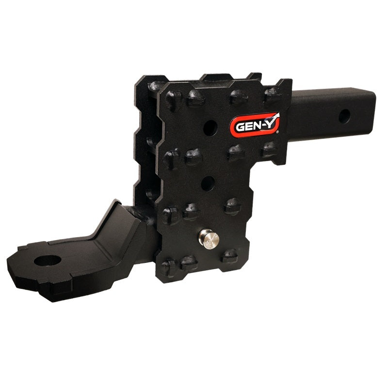 GEN-Y Hitch GH-2613XP Gen-Y Phantom-X 2in Solid Shank 4.5in Drop 1K TW 10K Hitch w/GH-103705 Platinum Ball Mount