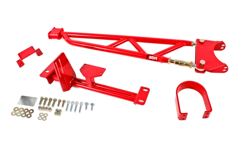 BMR Suspension TA001R BMR 82-02 3rd Gen F-Body Adj. Bolt-In Torque Arm - Red
