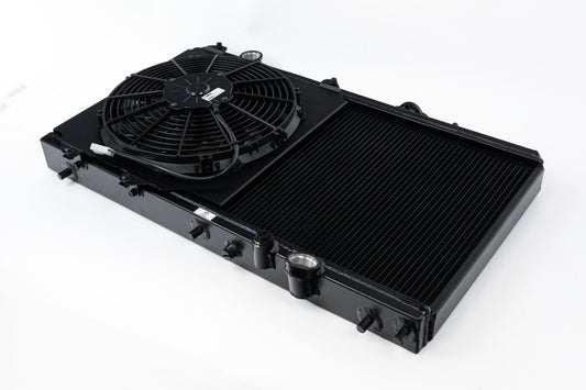 CSF 2850KB 92-00 Honda Civic w/K-Swap V3 Radiator - Black Finish