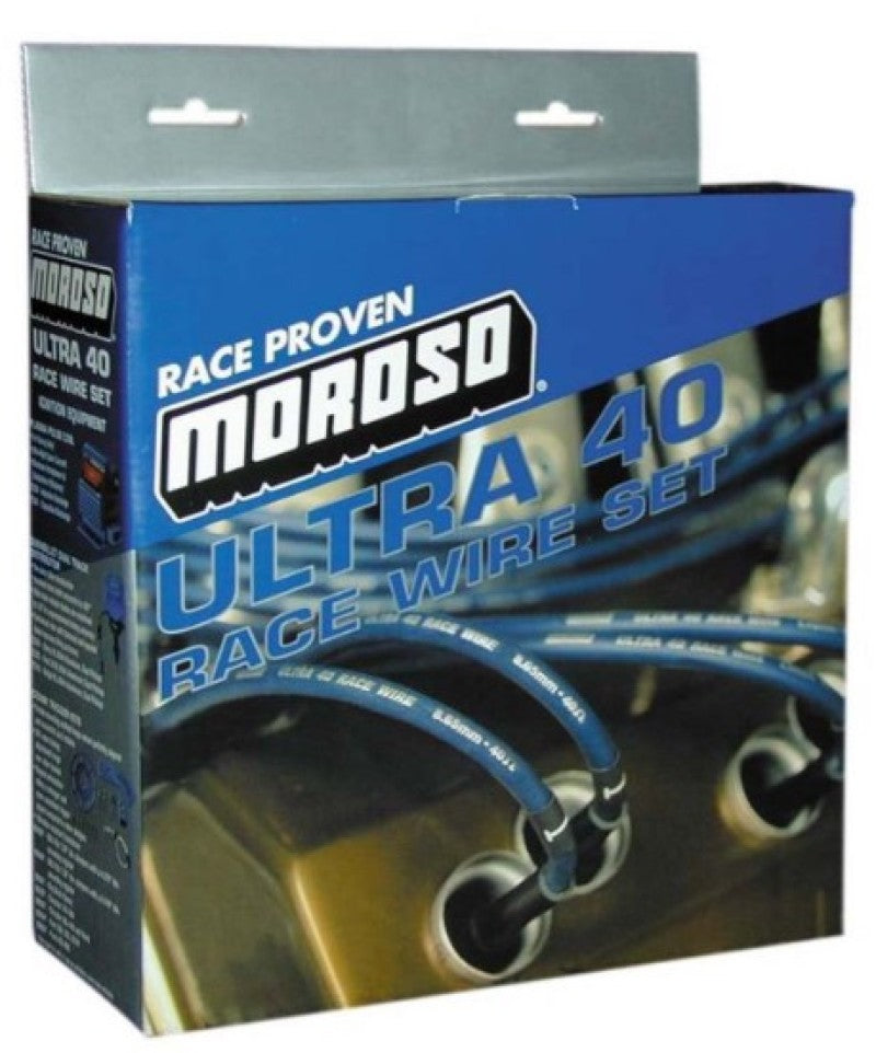Moroso MOR73818 Ultra 40 Plug Wire Set - Black