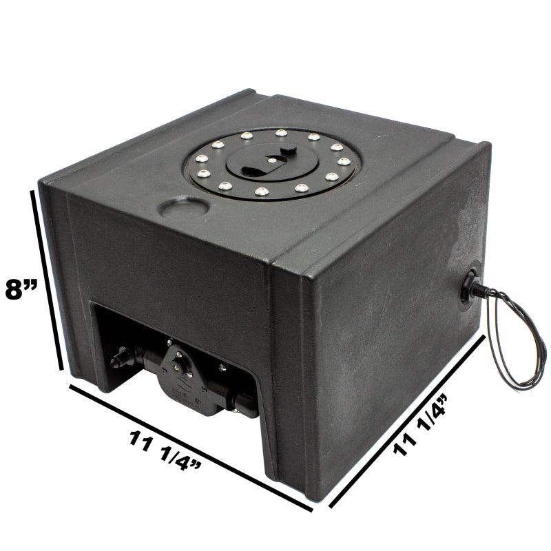 Snow Performance SNO-4530 2.0 Gallon Tank w/Built In Pump Mount