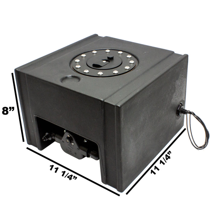 Snow Performance SNO-4530 2.0 Gallon Tank w/Built In Pump Mount