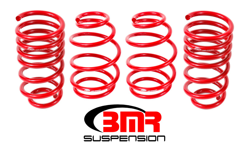 BMR Suspension SP022R BMR 10-15 5th Gen Camaro V8 Lowering Spring Kit (Set Of 4) - Red