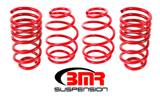 BMR Suspension SP022R BMR 10-15 5th Gen Camaro V8 Lowering Spring Kit (Set Of 4) - Red