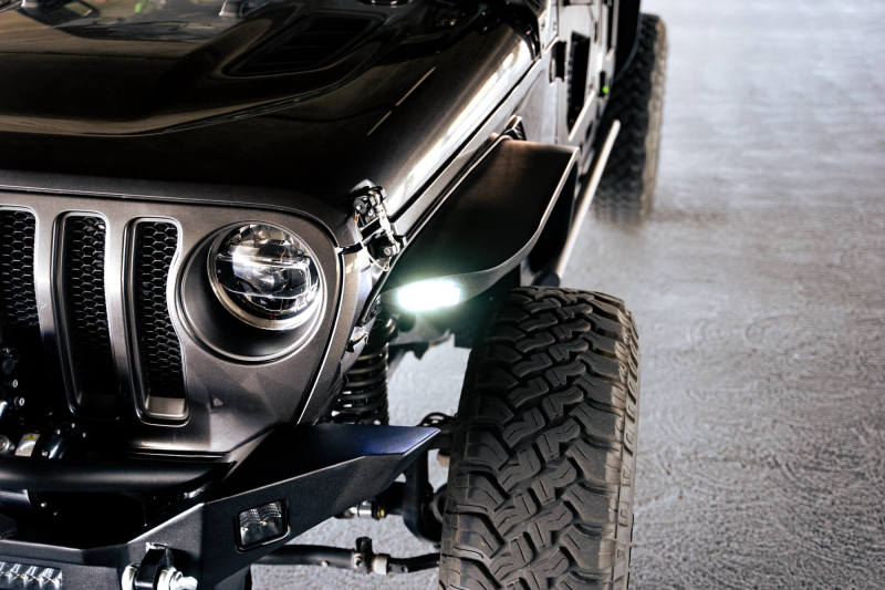 DV8 Offroad FDJL-07 18-23 Jeep Wrangler JL Slim Fender Flares
