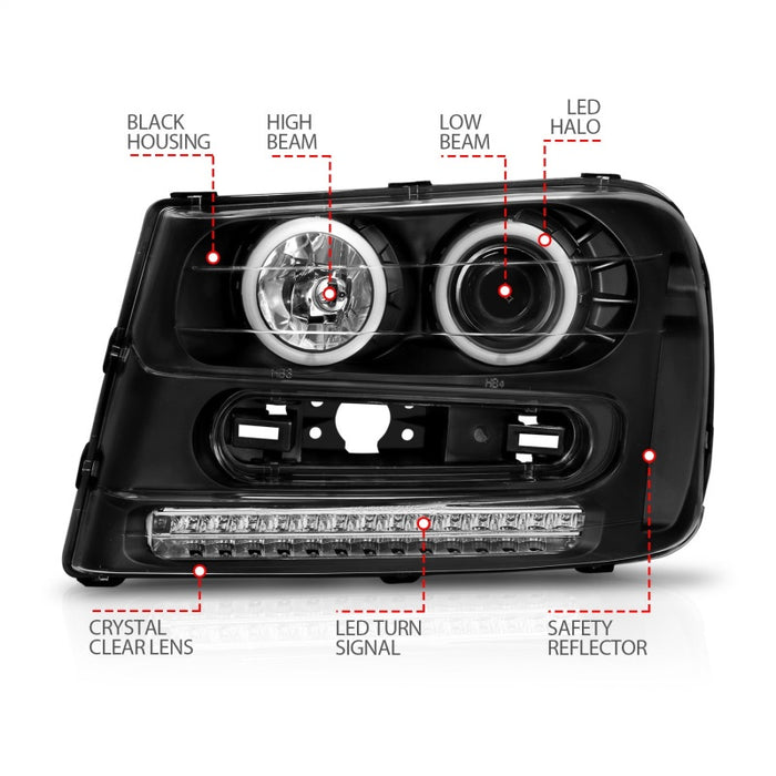 ANZO 111127 ANZ LED/Projector Headlights
