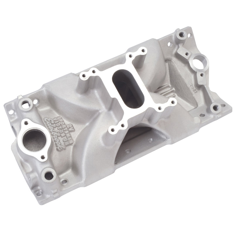 Edelbrock EDE2901 SBC Victor Jr. Sportsman Manifold - 2 Barrel