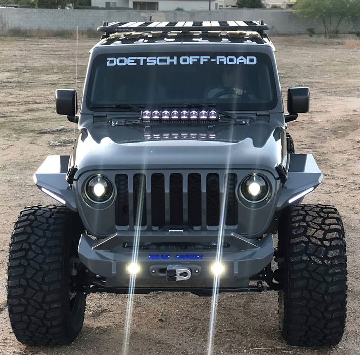 ORACLE Lighting 5839-504 Oracle Oculus Bi-LED Projector Headlights for Jeep JL/Gladiator JT - Matte Blk - 5500K