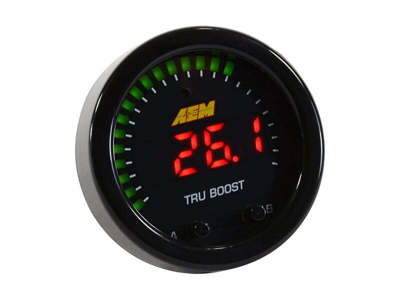 AEM 30-0352 X-Series Tru-Boost Controller Gauge w/ Boost Control Solenoid 80PSIg Internal MAP Sensor